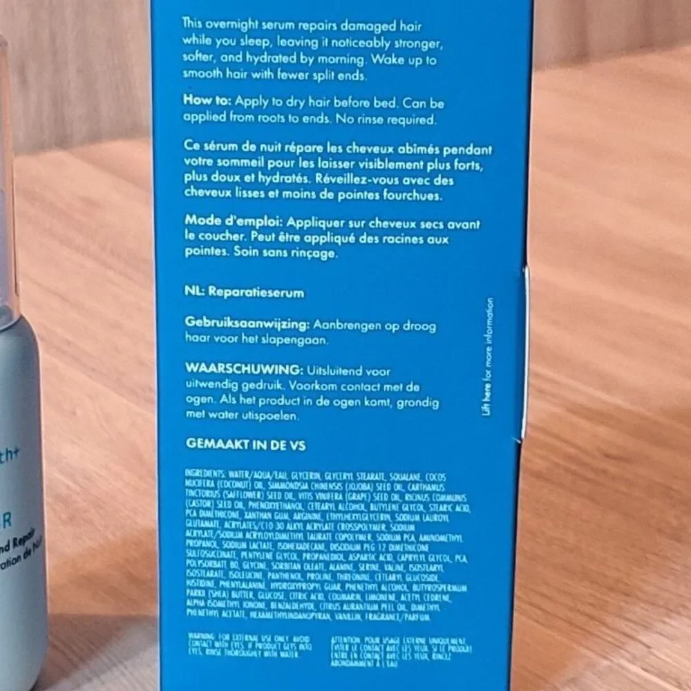 FEKKAI Super Strength+ PM Repair Overnight Bonding Serum Hair Treatment 1.7 oz